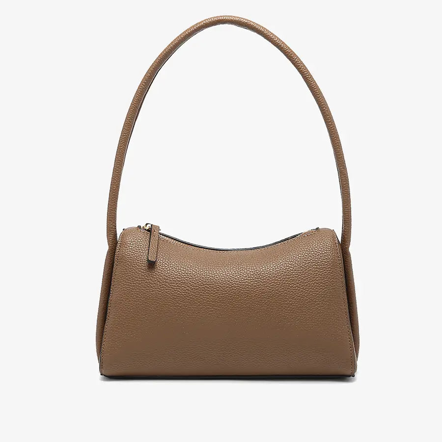 Leona Top Zip Baguette Shoulder Bag