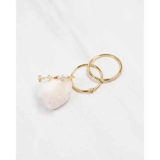 Winter Ring Set Gold