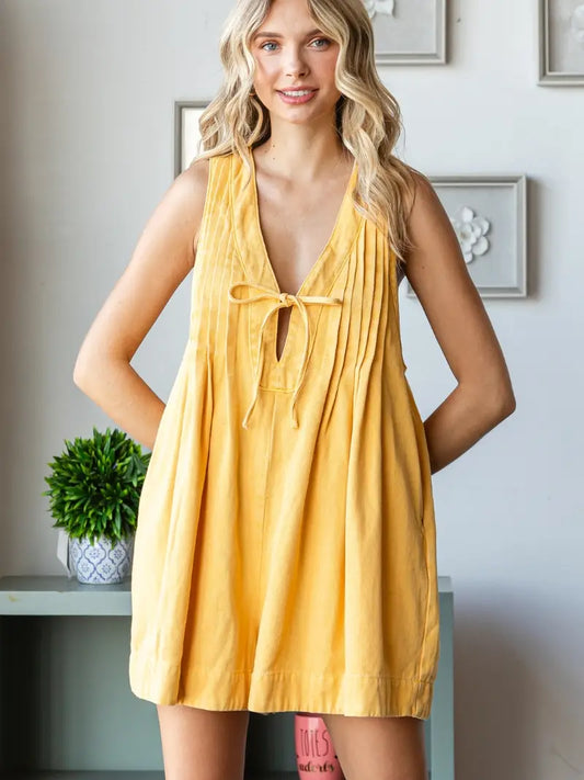 Sawyer Denim Romper