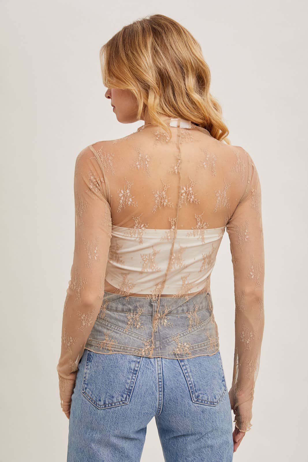 Ivory Blossom Lace Top
