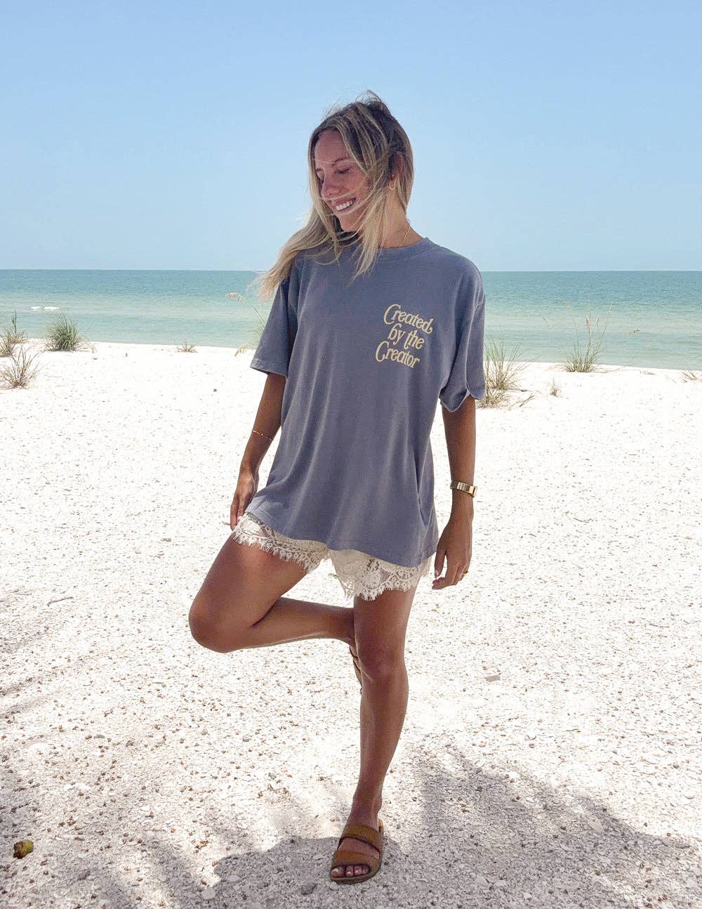 Created by the Creator Plum Unisex Tee
