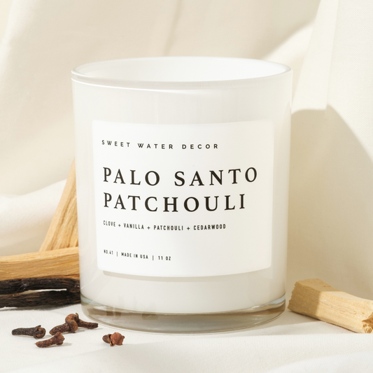 Palo Santo Patchouli 11 oz Soy Candle