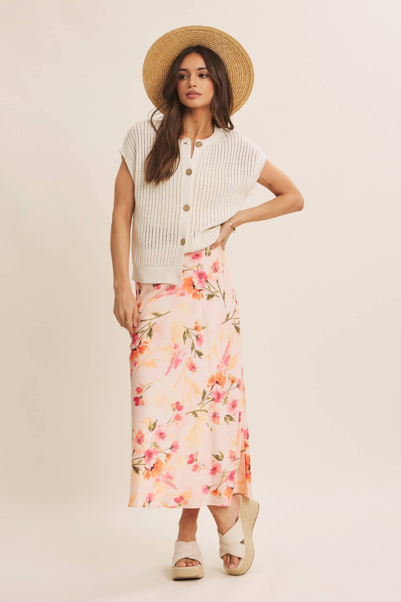 Juliet Satin Skirt