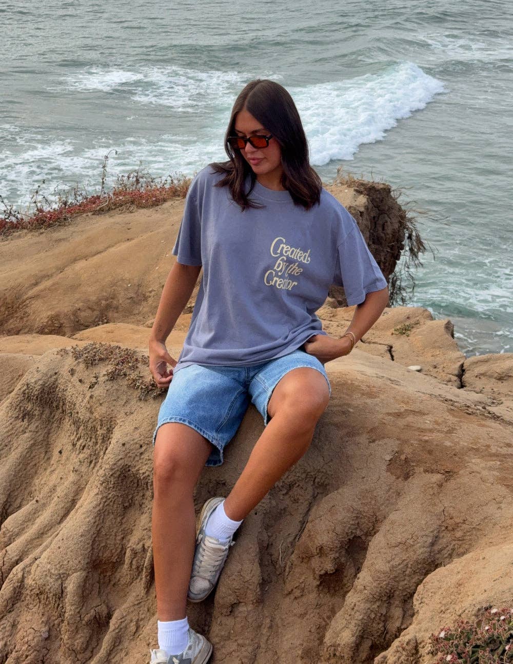 Created by the Creator Plum Unisex Tee