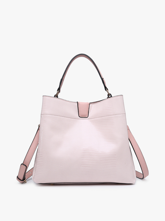 Tati Lizard Monogrammable Satchel