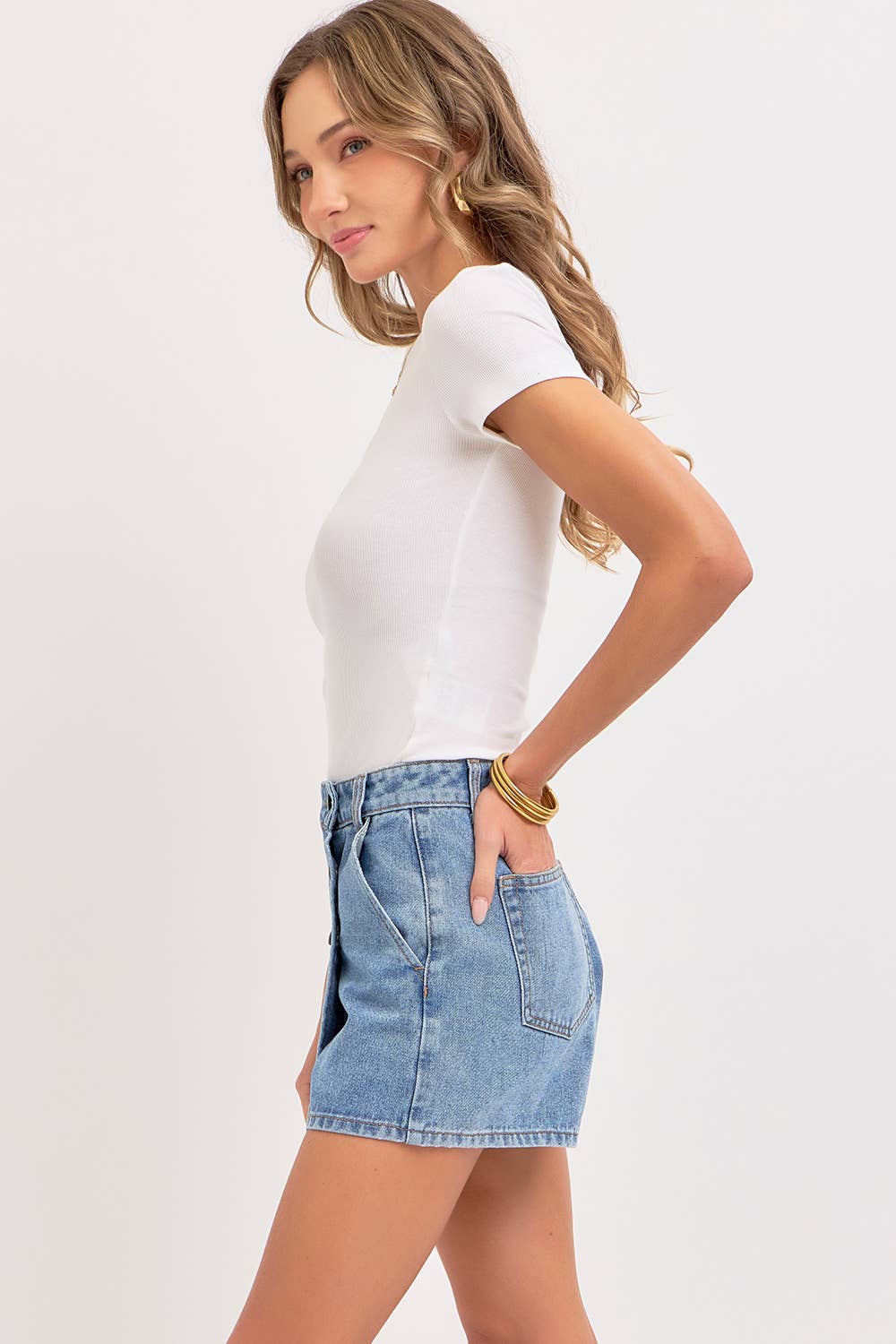 Coastline Denim Skort