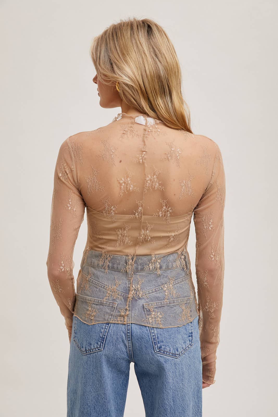 Ivory Blossom Lace Top