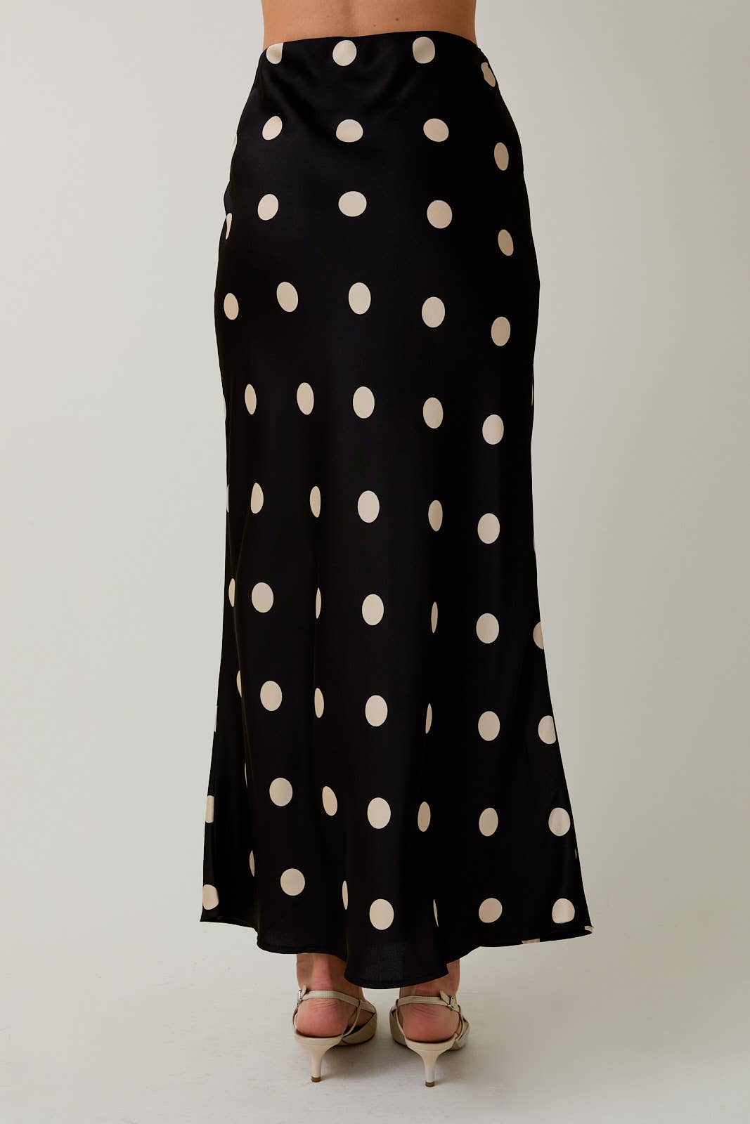 Creme de Dot Maxi Skirt