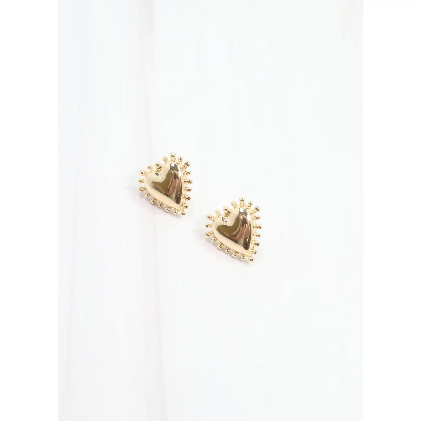 Mccabe Heart Stud Earring Gold