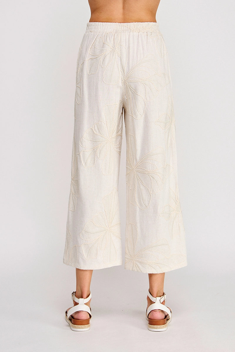 Flora Embroidered Pant