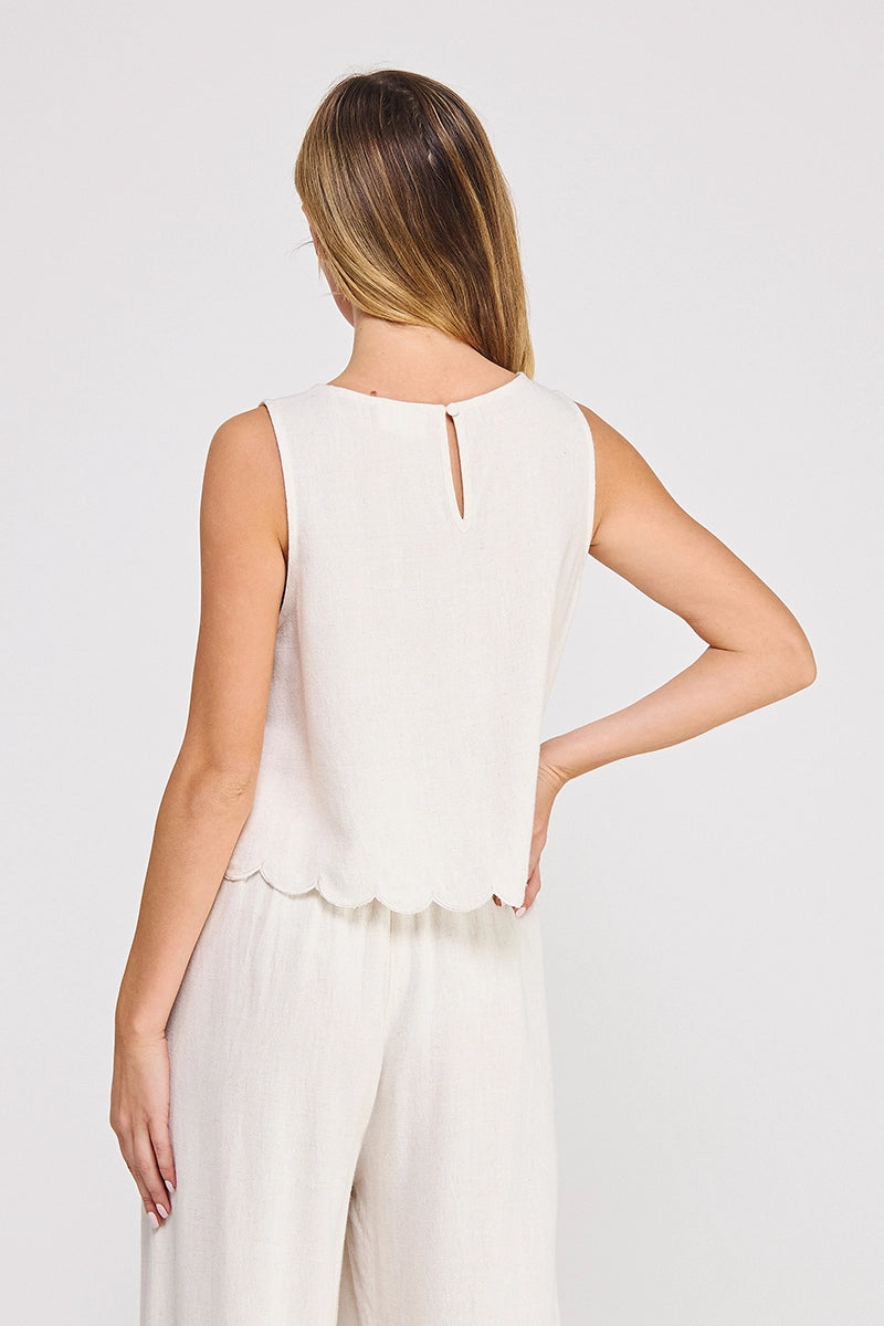 Lila Linen Tank
