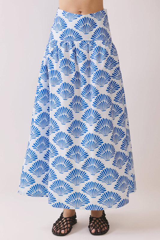 Seashell Midi Skirt