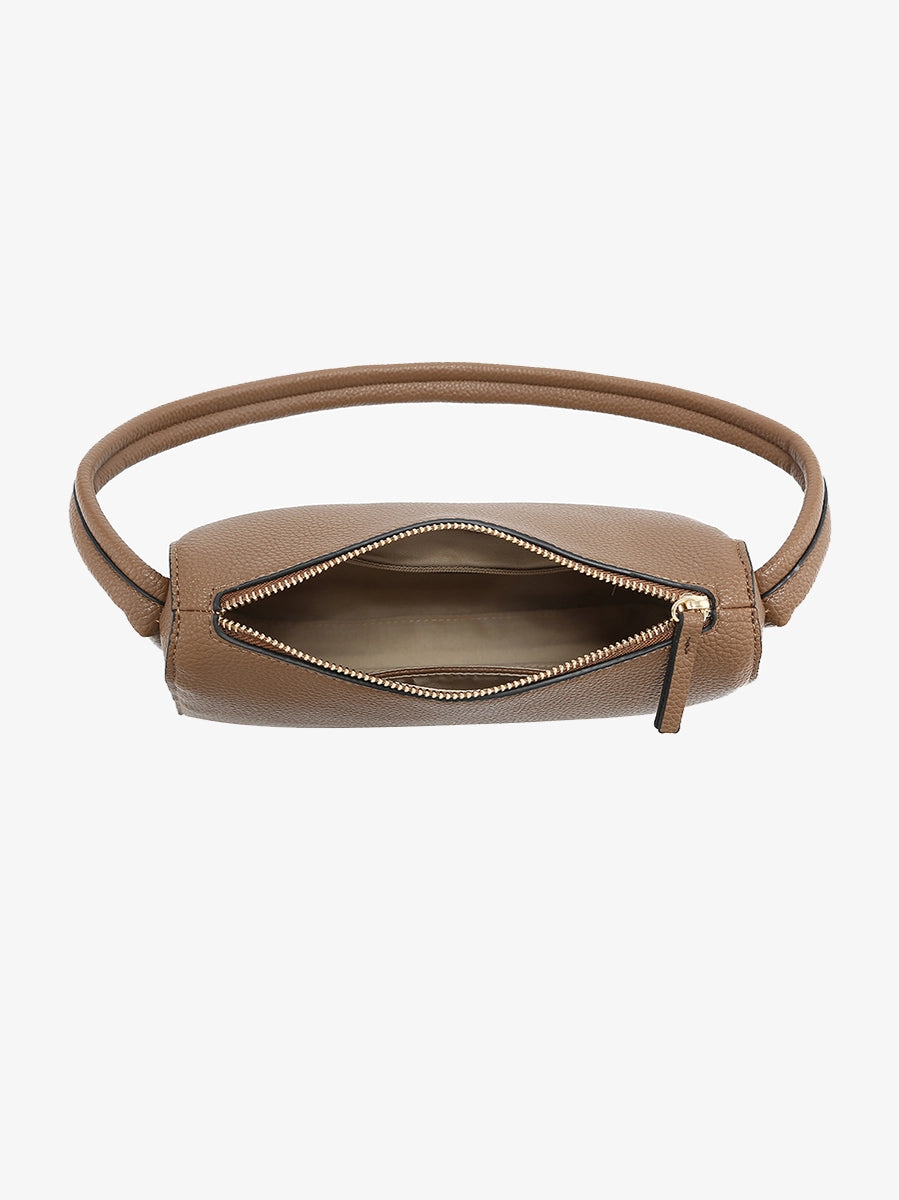 Leona Top Zip Baguette Shoulder Bag