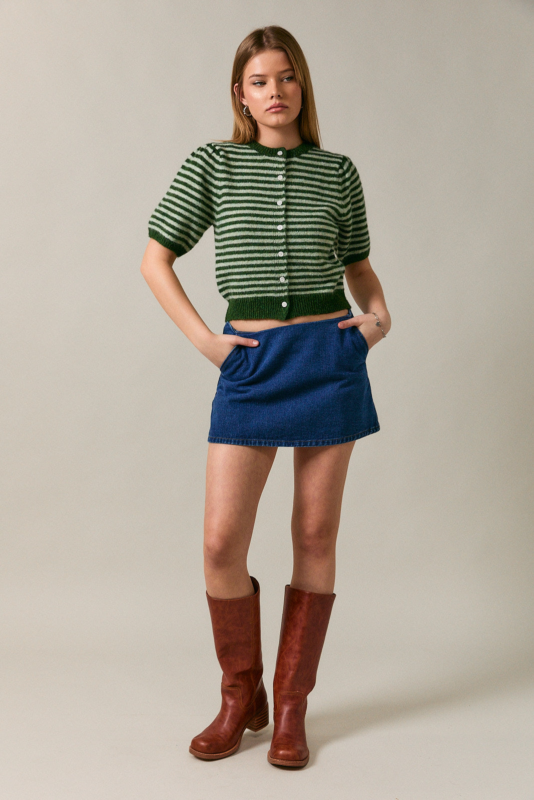 Hampton Stripe Cardigan