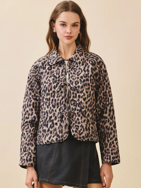 Amber Leopard Jacket