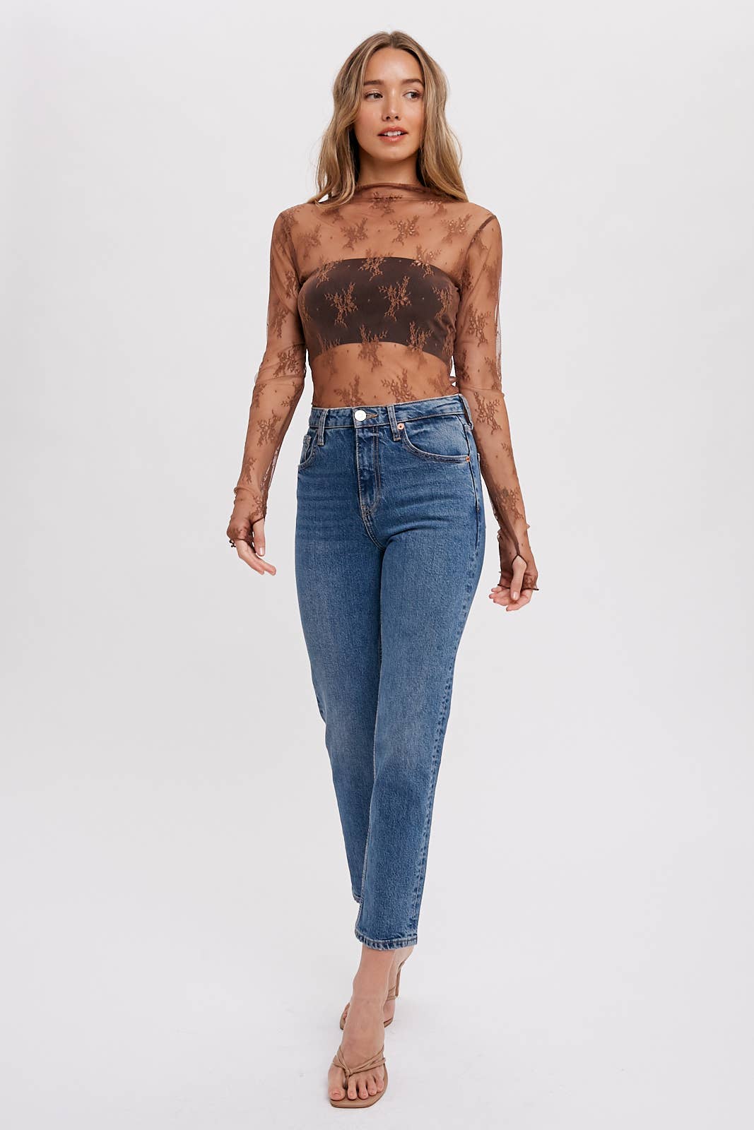 Ivory Blossom Lace Top