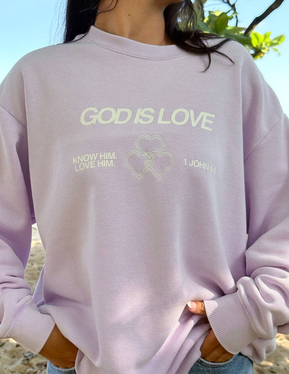 God Is Love Unisex Crewneck