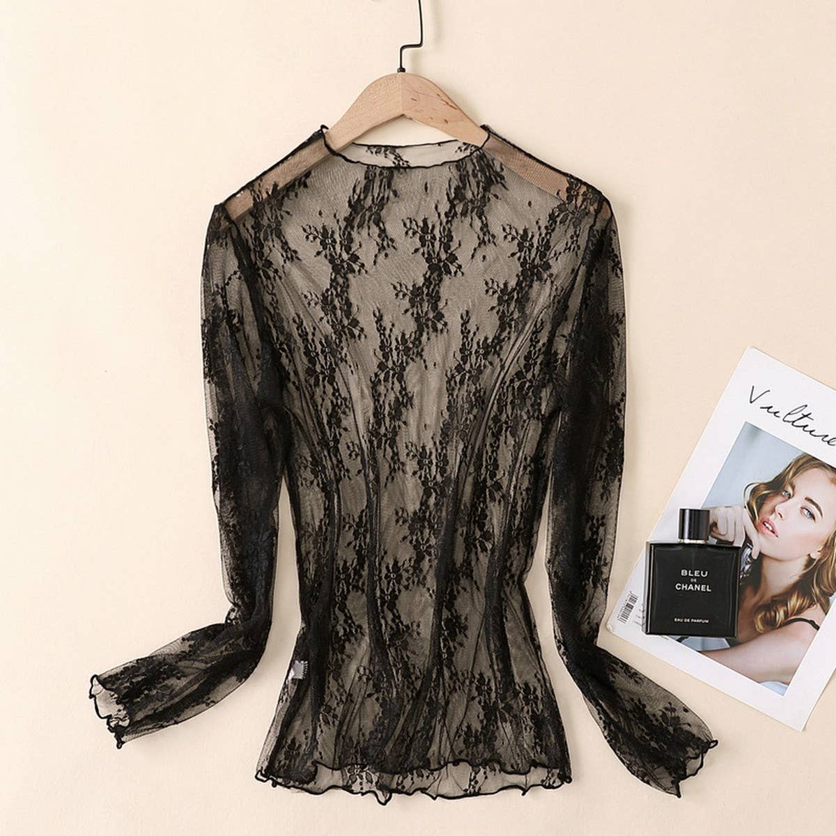 Mesh & Lace Top