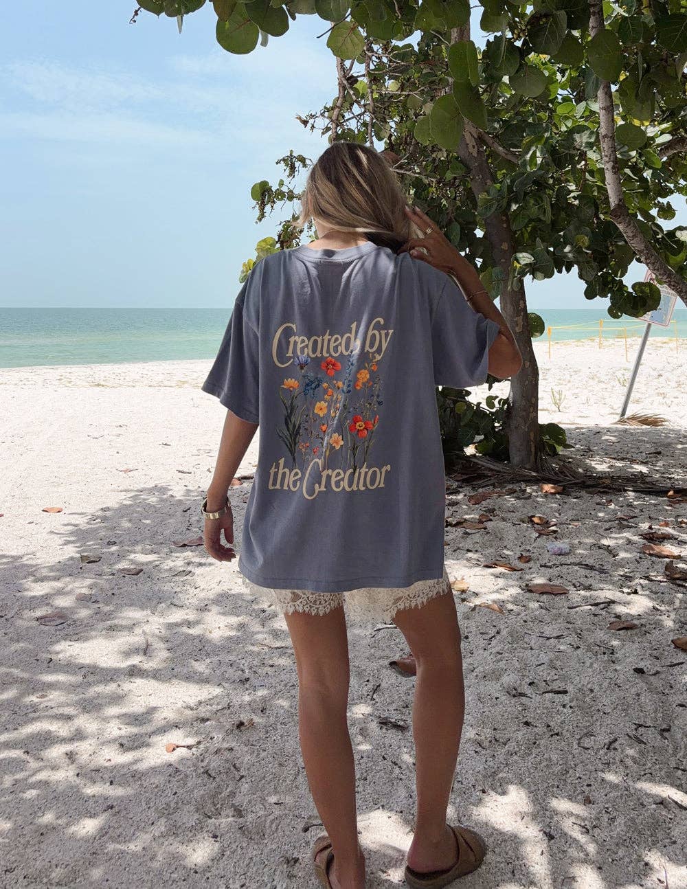 Created by the Creator Plum Unisex Tee