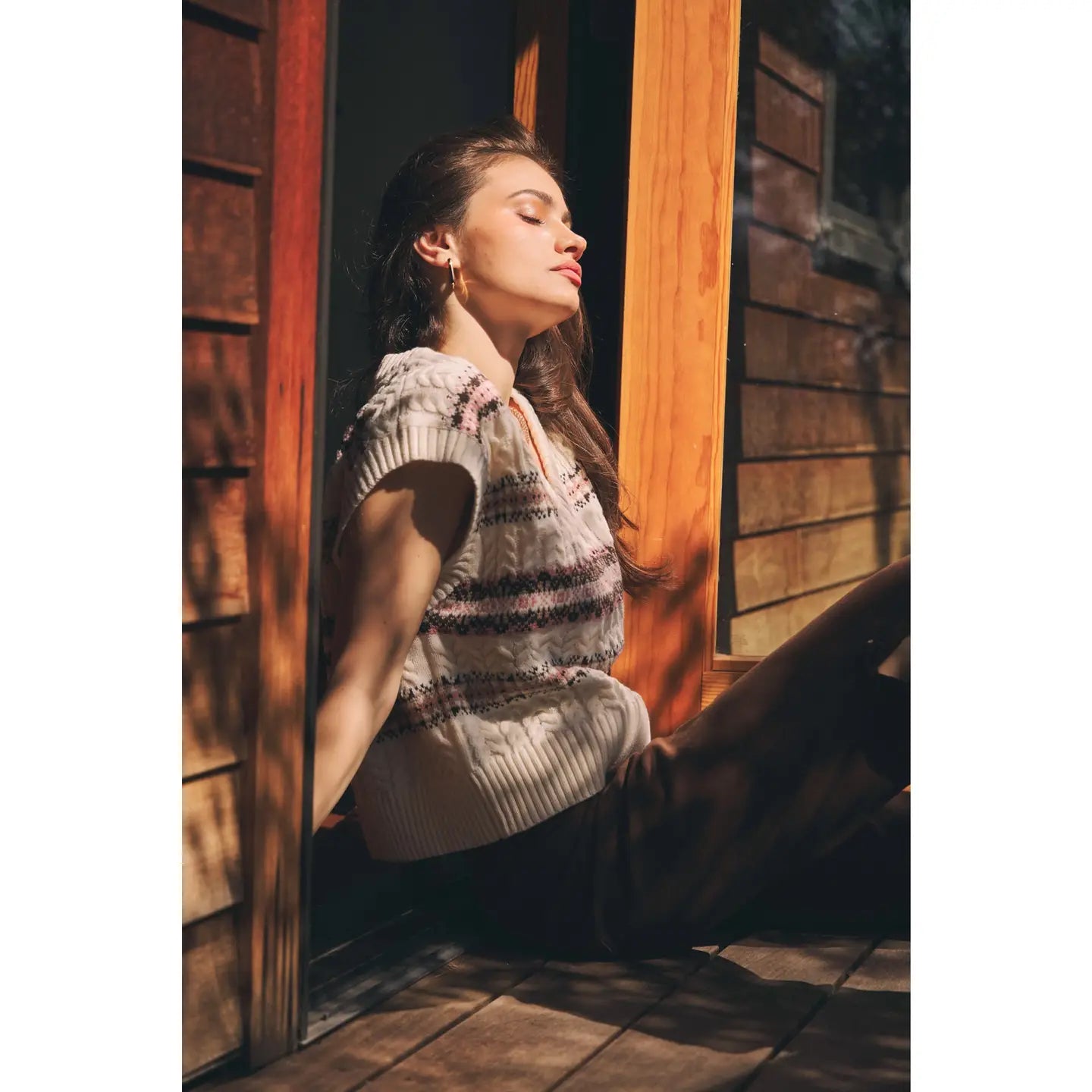 Nordic Charm Sweater Vest