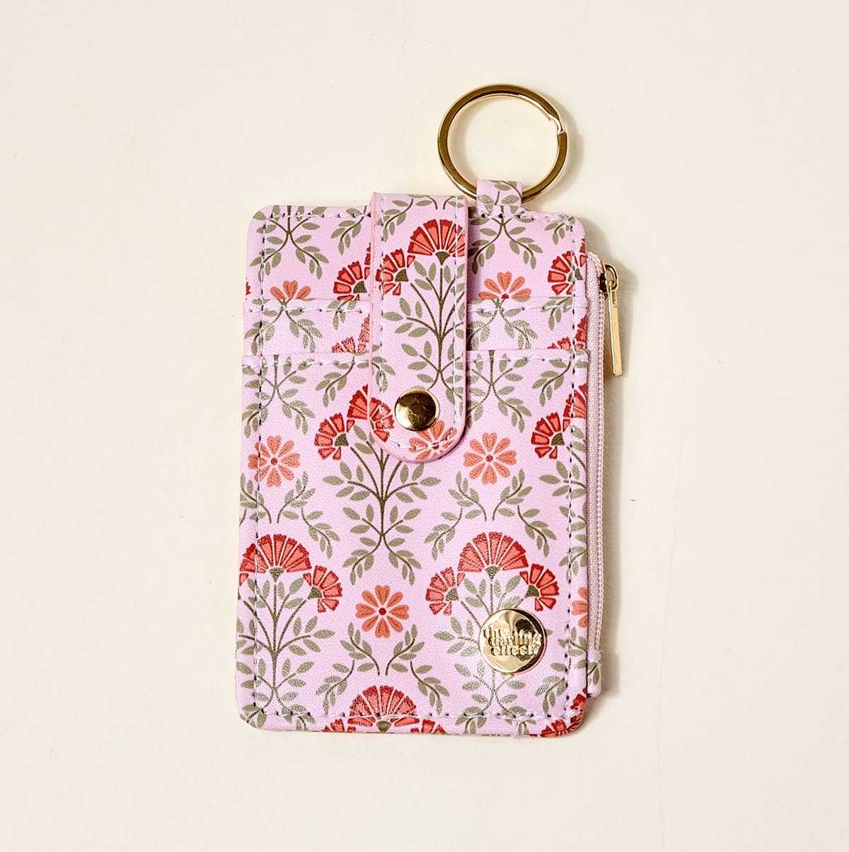 Keychain Wallet–Everbloom Dusty Rose
