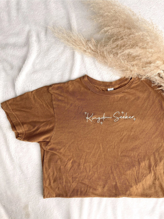 Embroidered Kingdom Seeker Vintage Tee