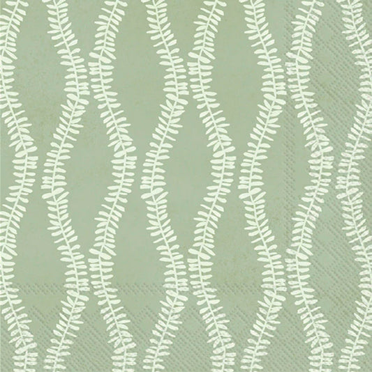 Leaf And Stem Cocktail Napkin