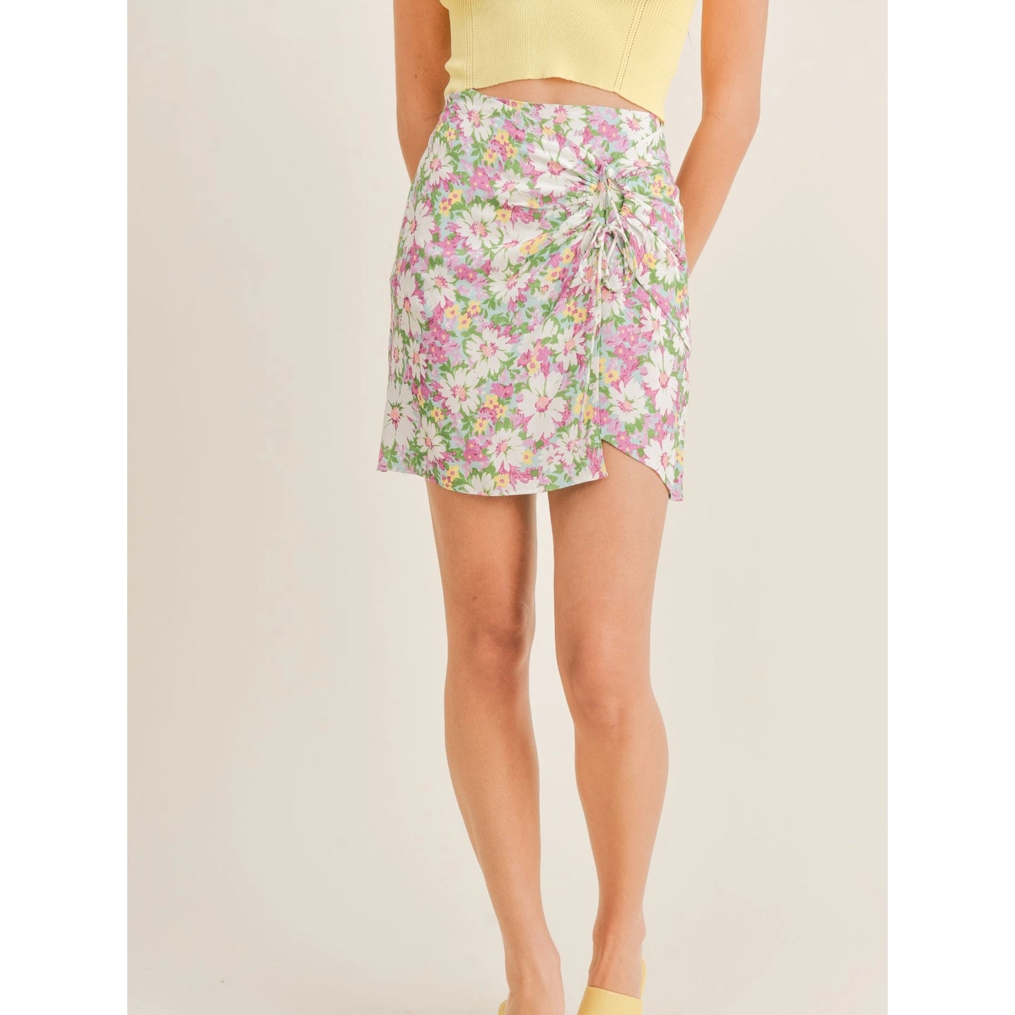 Brazil Wrap Mini Skirt